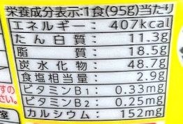 マルちゃん汁なしラー油肉そばの原材料名/アレルギー/カロリー/栄養成分表示の画像