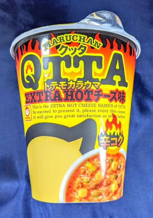 MARUCHAN　QTTA（クッタ）EXTRA HOT チーズ味の画像